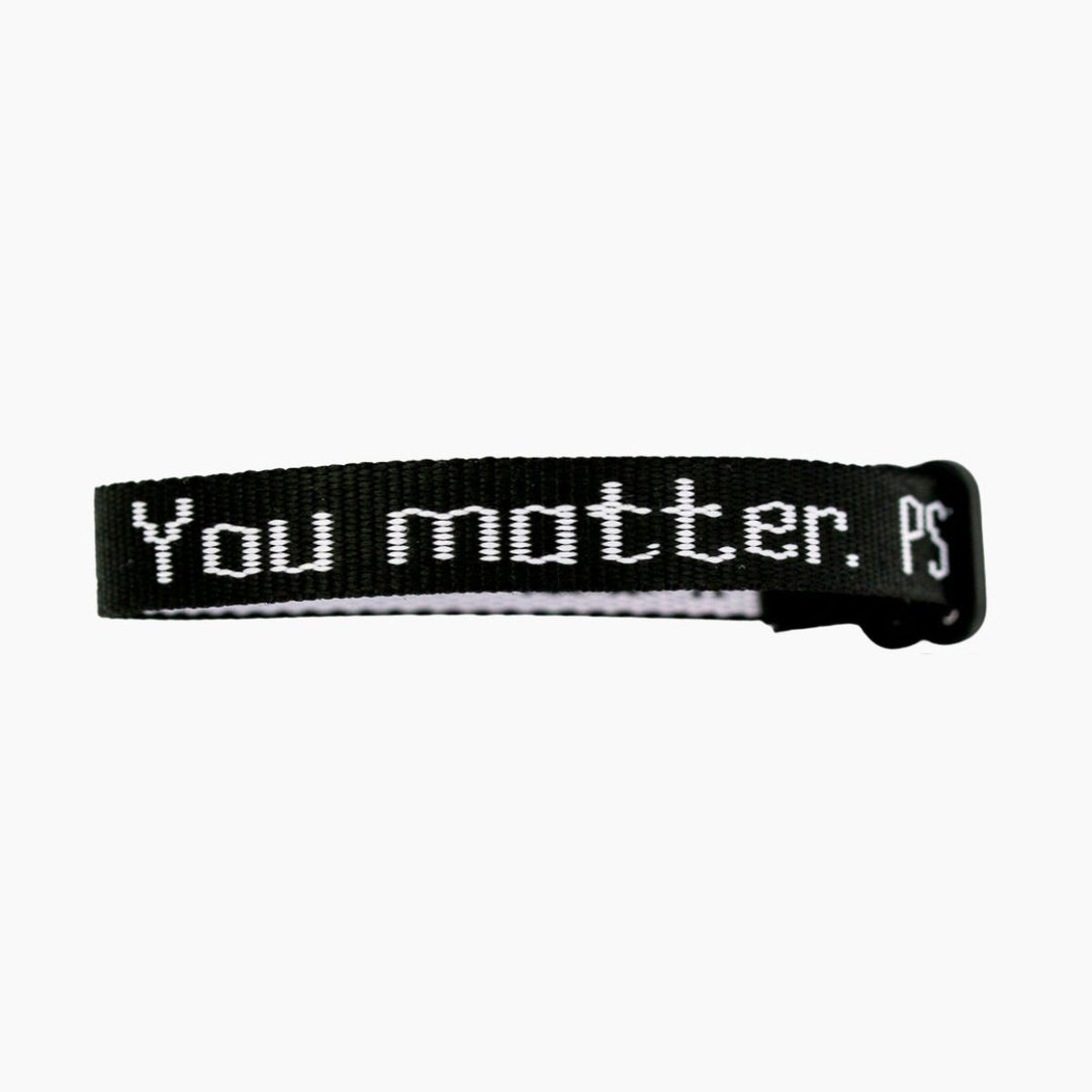 You Matter. Bracelet in Black