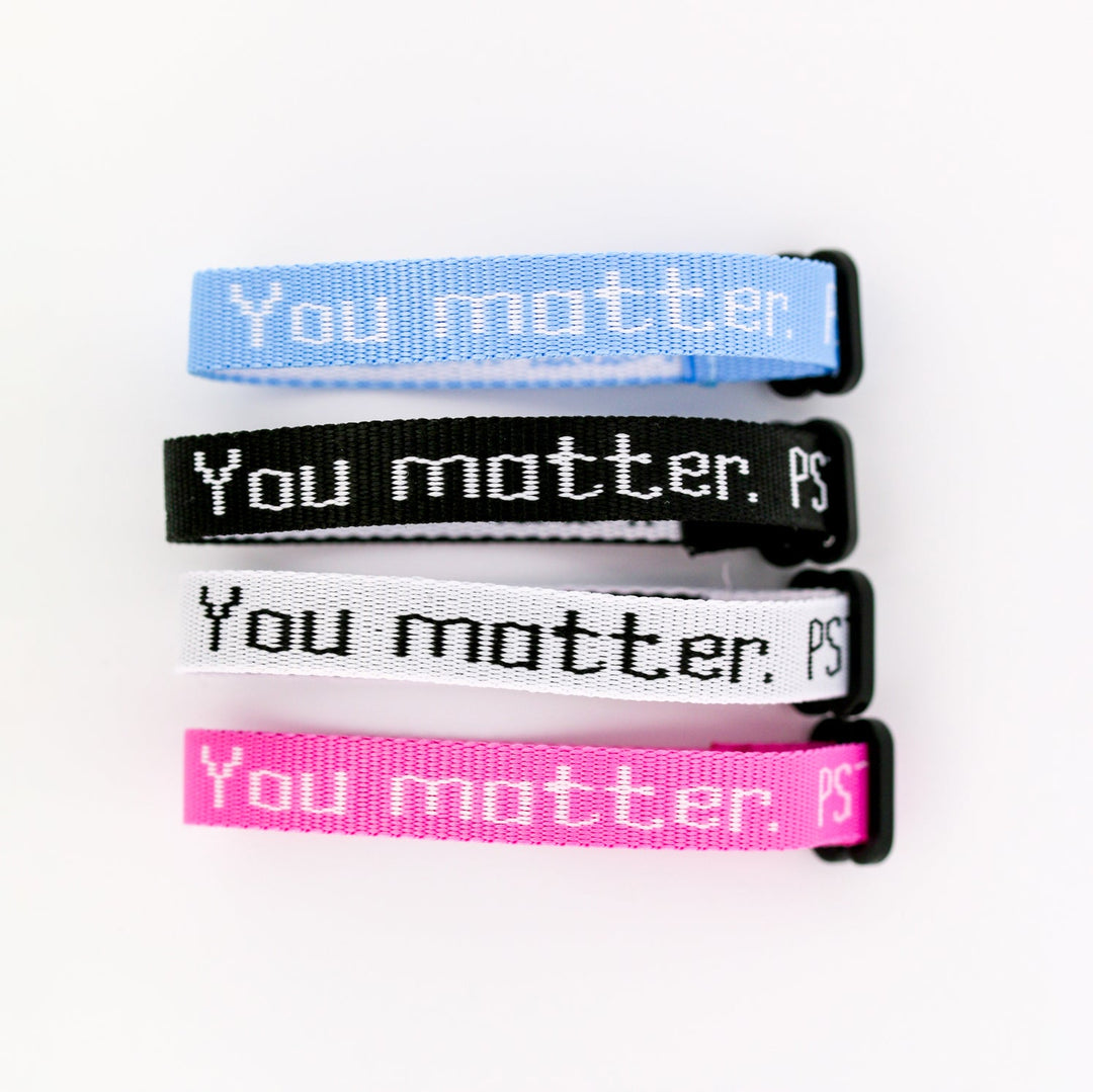 You Matter. Bracelet in Black