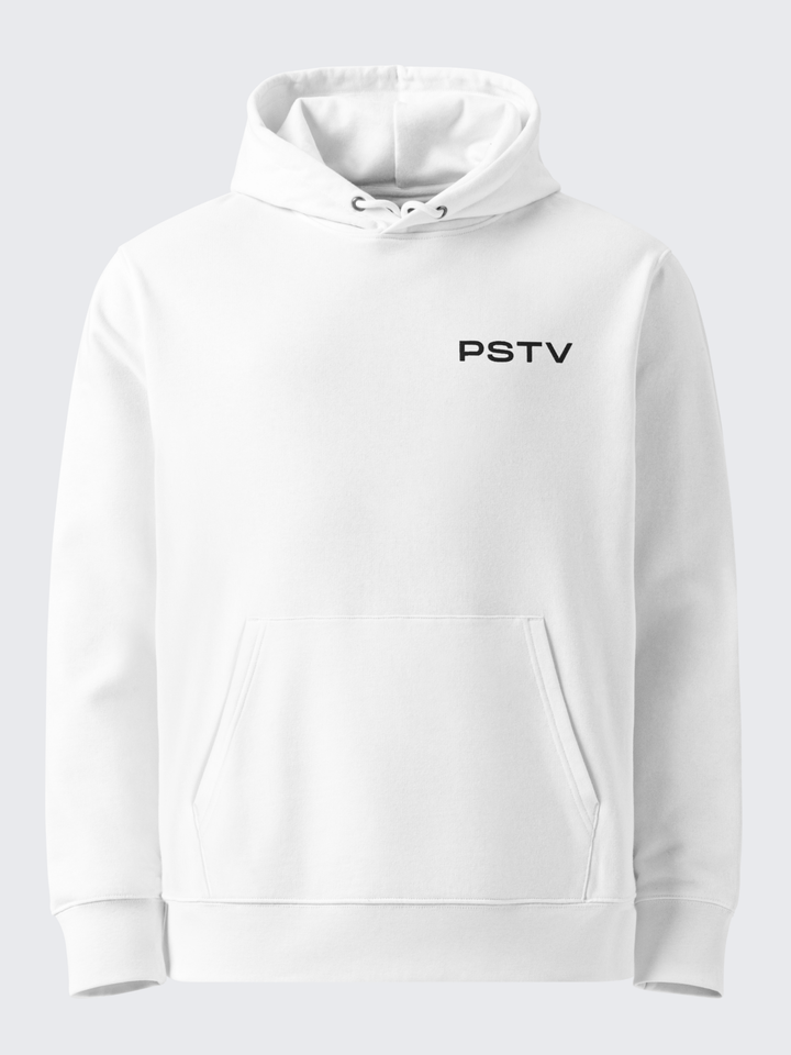 PSTV Logo Heavyweight Hoodie (White)