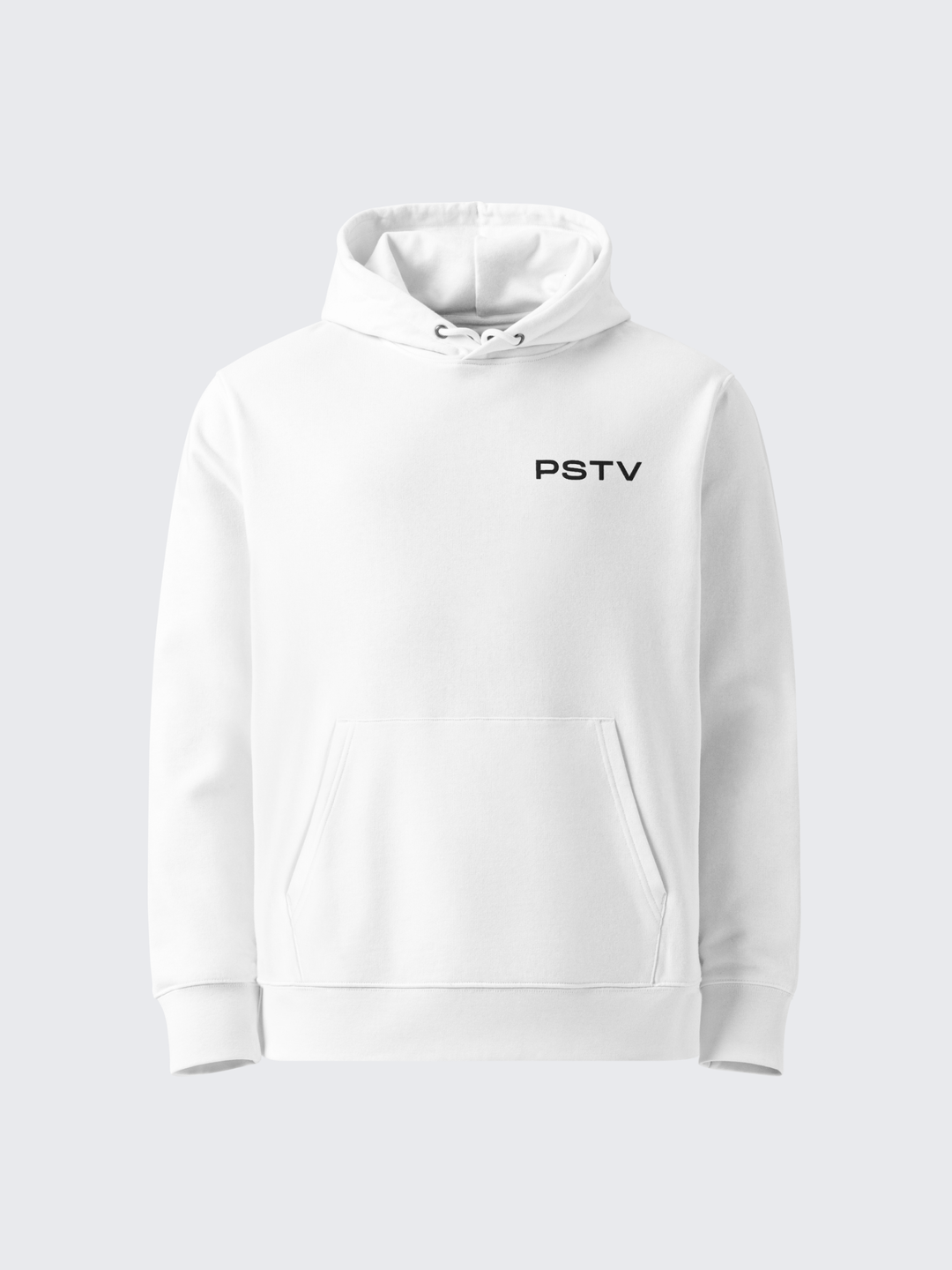 PSTV Logo Heavyweight Hoodie (White)