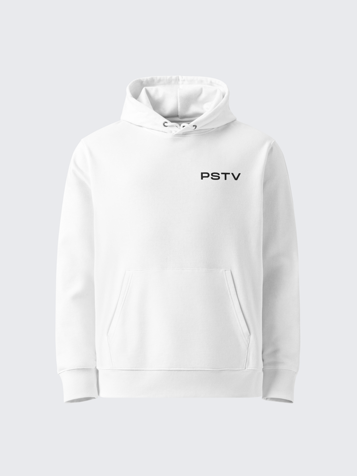 PSTV Logo Heavyweight Hoodie (White)