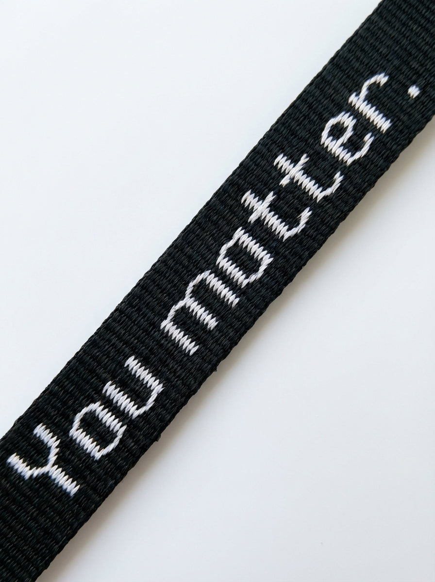 You Matter. Bracelet in Black