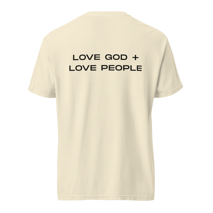 Love God Love People Unisex Tee | Bone