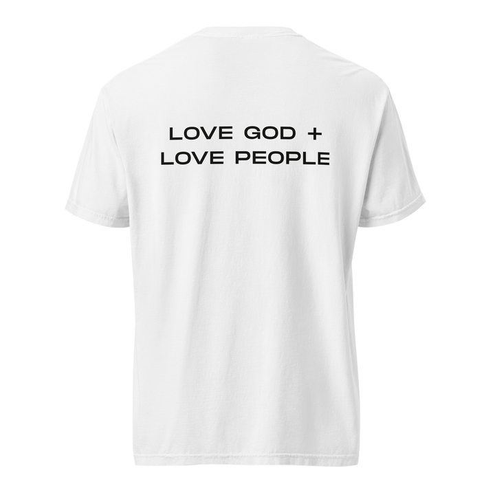 Love God Love People Unisex Tee | White
