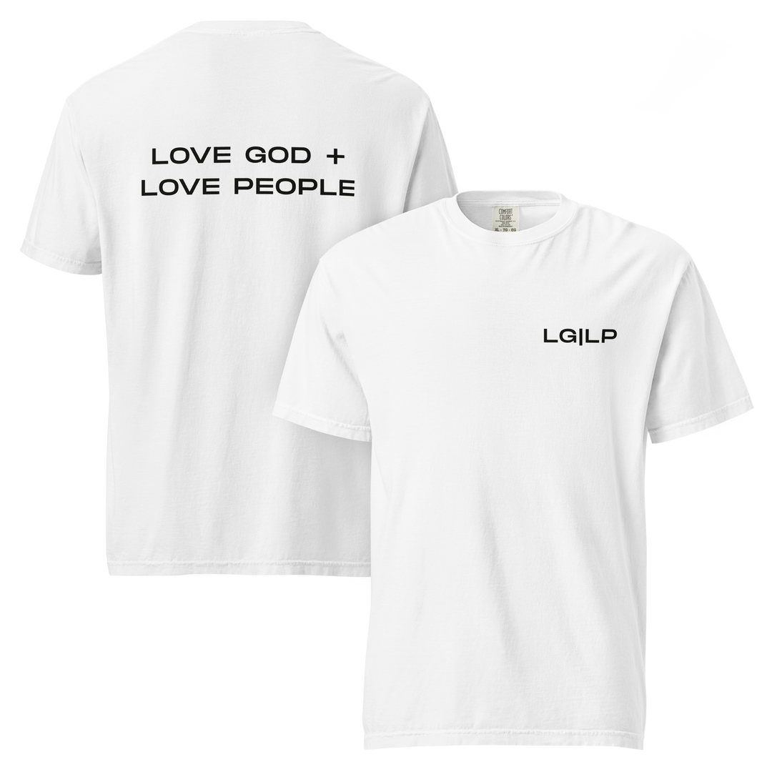 Love God Love People Unisex Tee | White