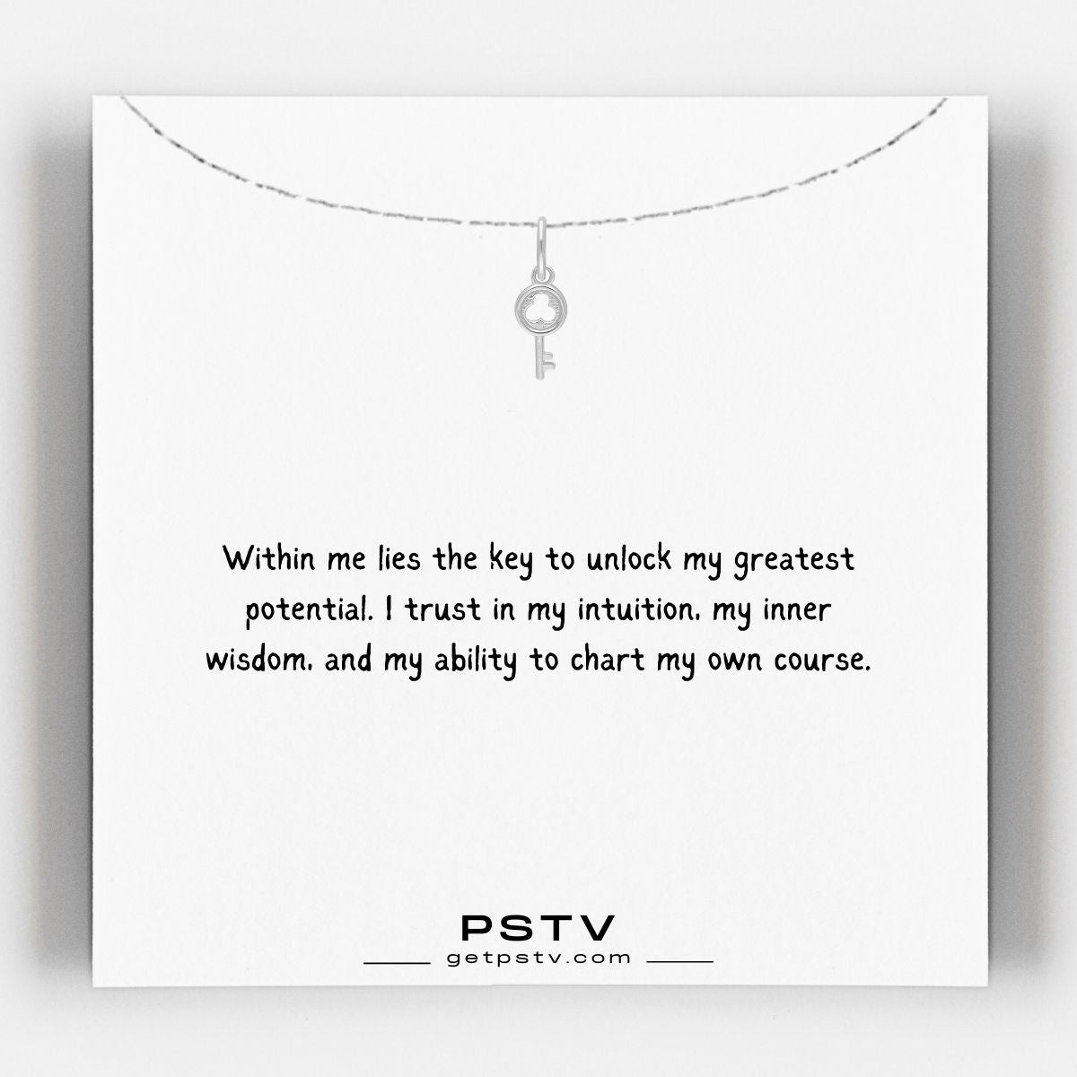 Key Charm Necklace