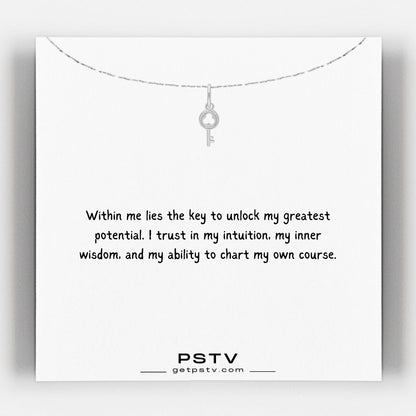 Key Charm Necklace